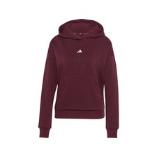 adidas Essentials Small Logo Feel Cozy Hoodie Womens Red Casual Outerwear SB1158
