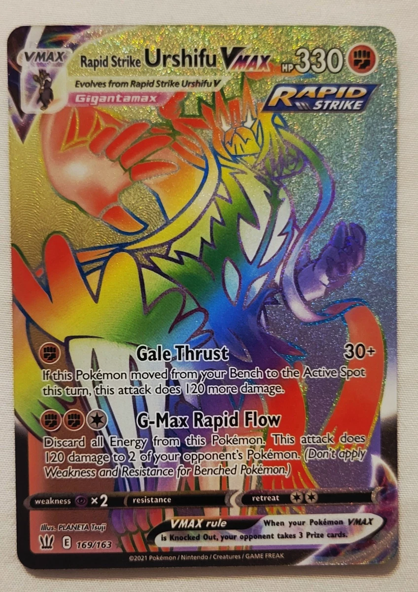 Rapid Strike Urshifu VMAX Pokmon TCG Cards for sale | eBay Rapid Strike Urshifu VMAX Pokmon TCG Cards for sale | eBay