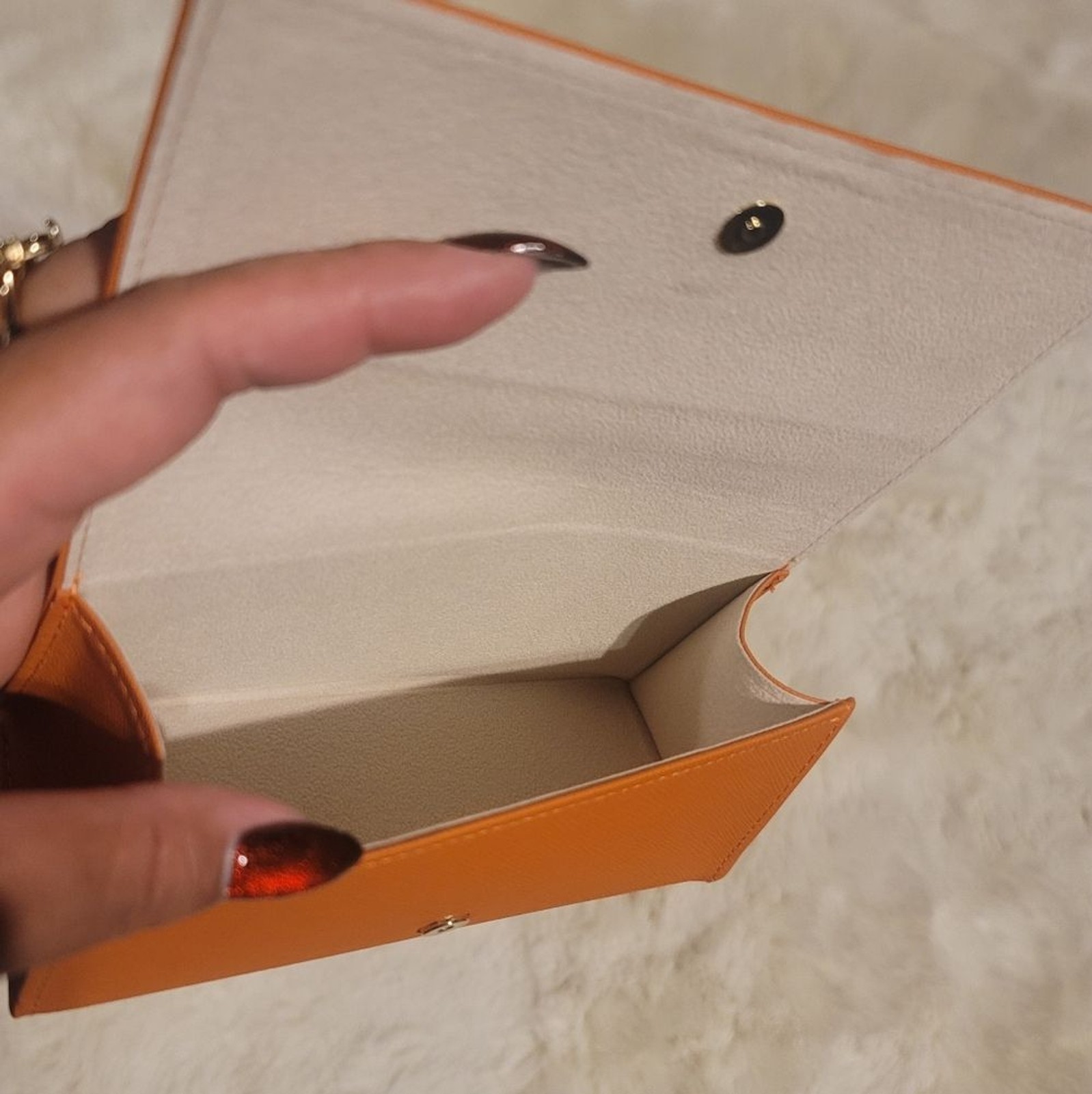 Tory Burch Orange Sunglasses Case thumbnail 7