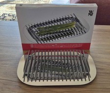 WMF  Spargelplatte mit Serviereinsatz 35x24cm   Edelstahl / Cromagan 18/10   OVP