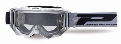 PRO GRIP PZ3300TR-414 BRILLE VISION GO SILVER MATT/CLEAR MASKE 3300