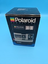 Polaroid Sun 600 LMS Instant Camera with Original Box W/ Manual Untested