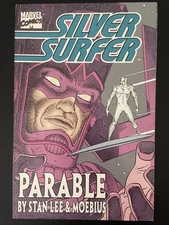 Silver Surfer Parable TPB (1988 Marvel) Trade Paperback By Stan Lee & Moebius