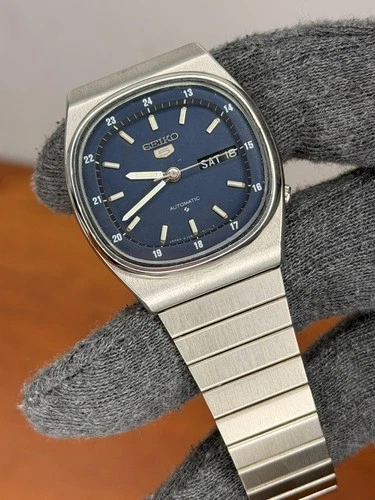 Vintage Seiko 5 Tv 6309-5580 Automatic Day/Date  Men's Wristwatch Japan