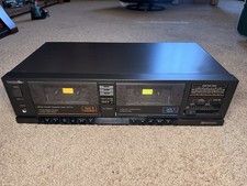 Technics RS-T10 Stereo Double Cassette Deck   Tested, Works, Issues READ