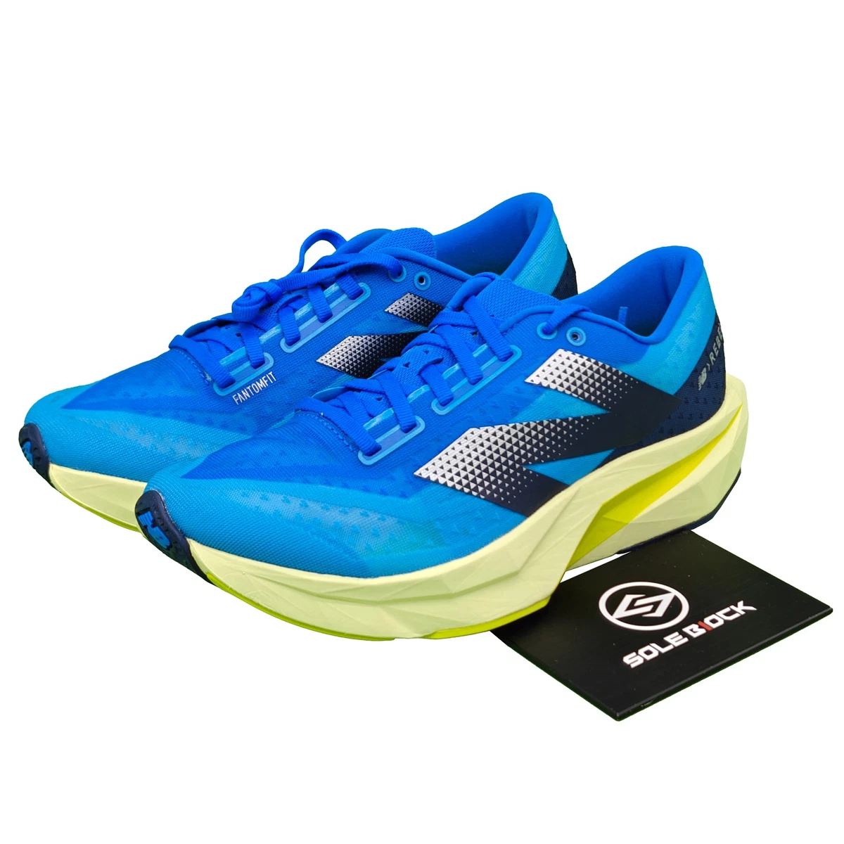 New Balance FuelCell Rebel v4 Spice Blue Limelight for Sale