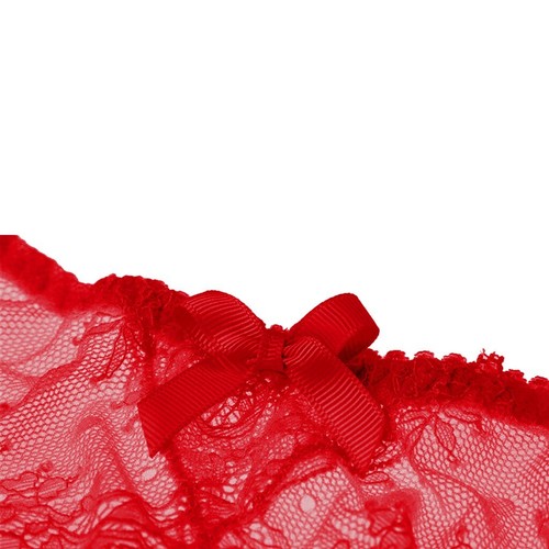 Gonna intima sexy in pizzo elastico intimo giarrettiera lingerie slip mutande - Foto 5 di 18