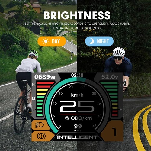 Ebike 600C LCD Display Bluetooth Navigation Mehrsprachiger Computer 9 PAS - Bild 5 von 17