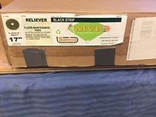 Sanico MVP Reliever 17" Black Stripping Floor Pads Pack Of 5