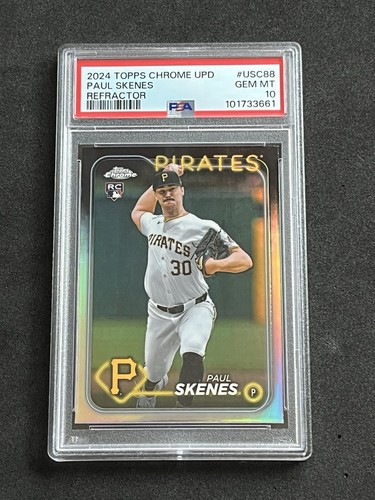 Produktbild von Paul Skenes Rookie Card 2024 Topps Now Graded Gem Mint 10 - ROY Contender RC 2024 Topps Archives - Paul Skenes #200