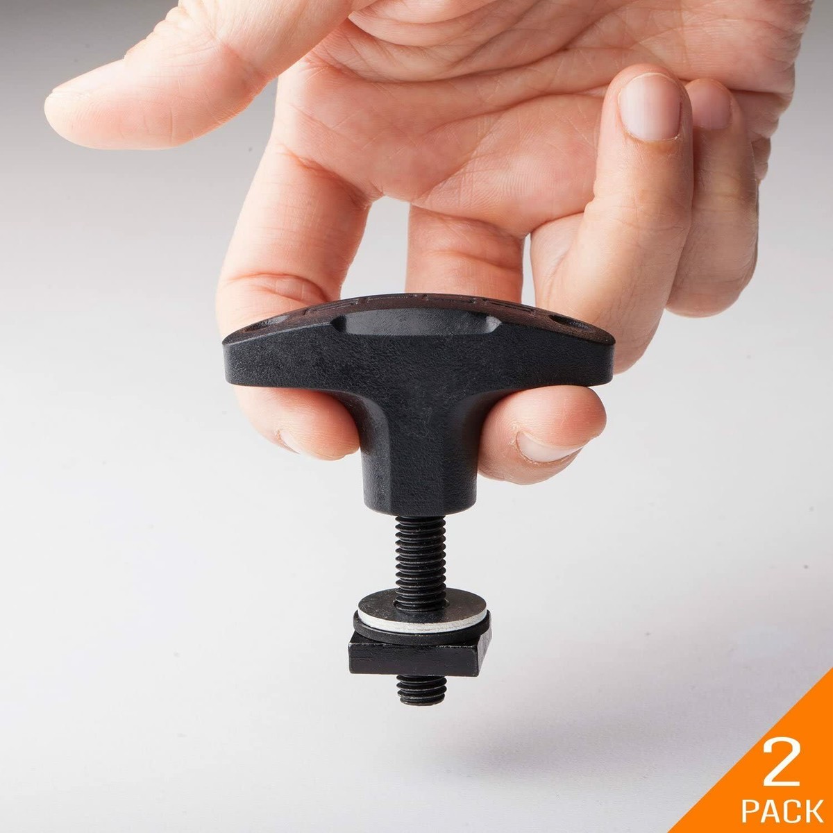 GPCA M8 Thumbscrew Quick-Release Bolt Set | Black Metal Tie-Down For Jeep, Truck, ATV
