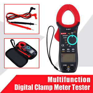 Digital Multimeter Tester AC  Volt Amp Clamp Meter Auto Range LCD Handheld