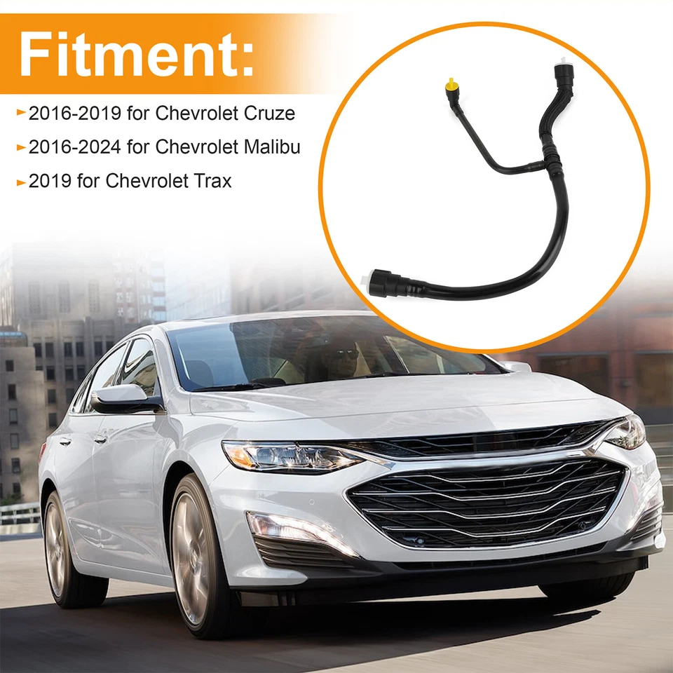 12673862 Tubo de válvula PCV para Chevy Chevrolet Malibu Cruze 2016-2019 4 cilindros 1,4 L Foto 3 de 4