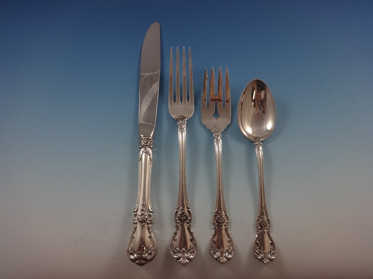Old Master by Towle Sterling Silver Flatware Set 8 Service