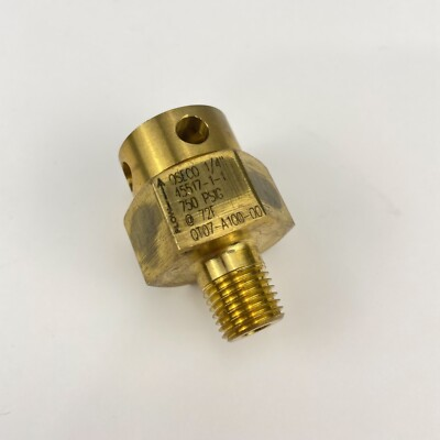 #ad Oseco Pressure Relief Disc 45517 1 1 750PSIG@72F 1 4quot; Male Thread Brass $14.95