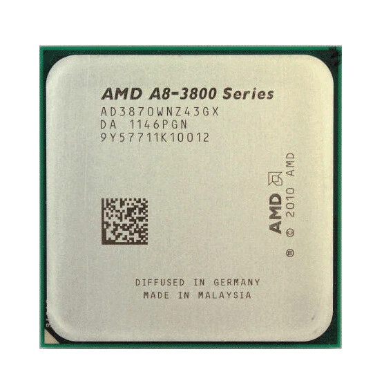AMD A8 Series A8-3800 A8-3820 A8-3850 A8-3870K A8-5500 A8-5600K CPU Processor - Image 4 of 4