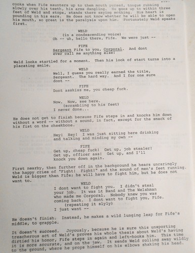 Terrence Malick - Scénario de la ligne rouge mince - Première draft 1989. Très rare - Photo 16 sur 18