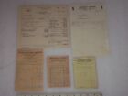 5 gas, oil, garage receipts. Shoemaker chevy, Kline, fisher, Arbogast's