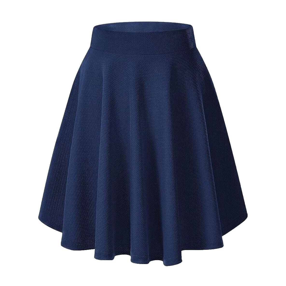 Polyester Flare High Skirts for Women