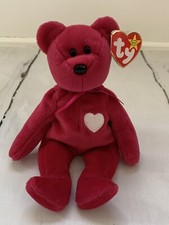 Valentina RARE TY Beanie Baby TAG ERRORS 1998/99 w hologram New  Mint. Beatiful