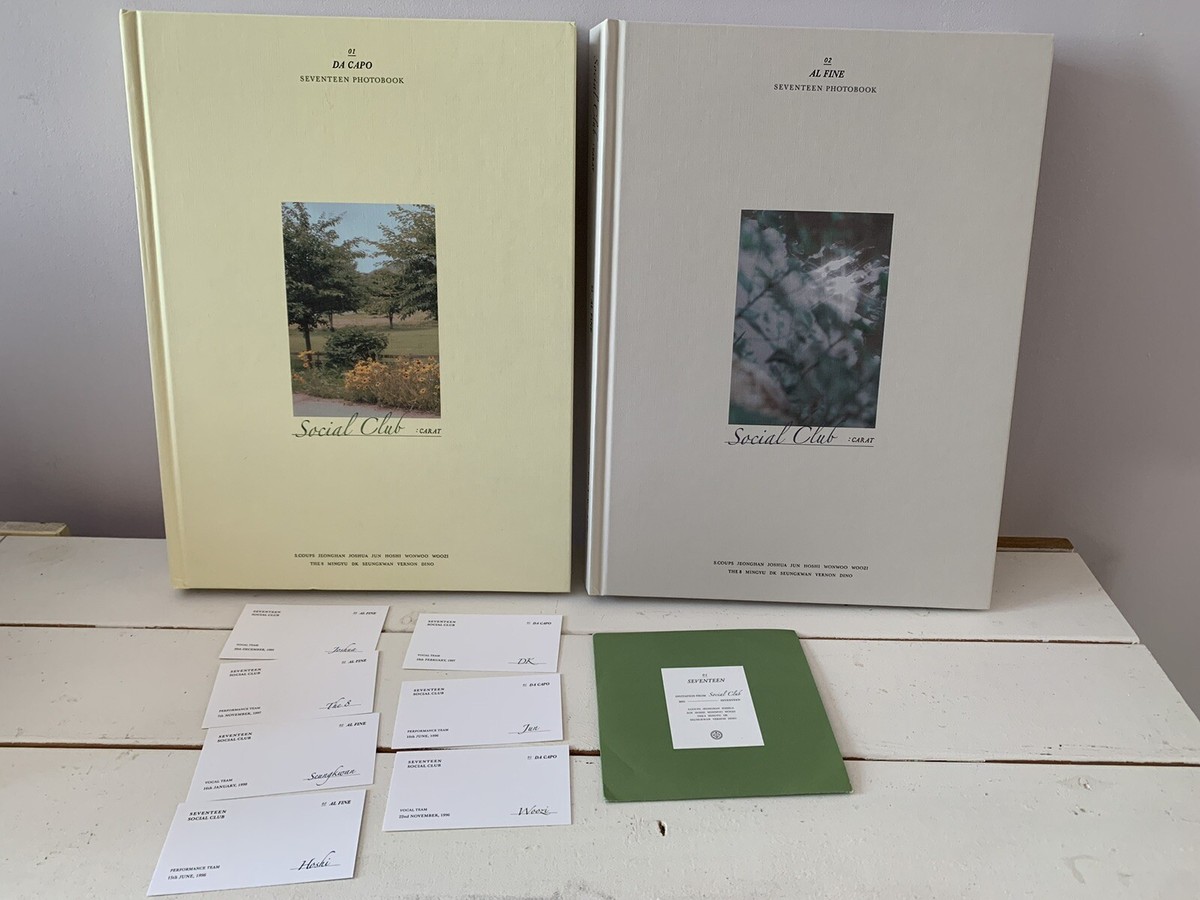 SEVENTEEN - Social Club Photobook SET and Making DVD | eBay
