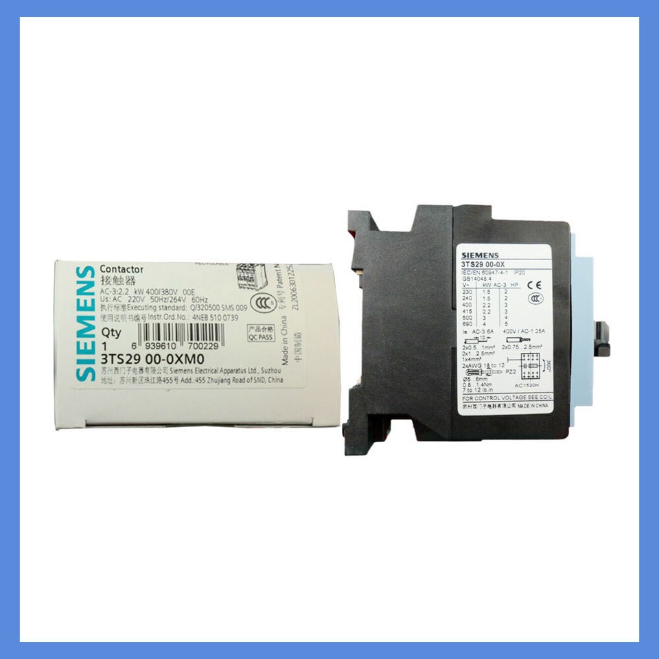NEW SIEMENS 1PS AC Contactor 3TS3001-0XM0 3TS30 01-0XM0 IN BOX FAST SHIP 848212464889