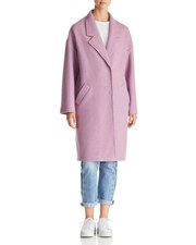 Kendall + Kylie Lilac Drop Shoulder Midi Coat Size Small
