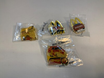 Vintage McDonald's Racing Team Bill Elliott, Jim Yates, Mac Attack & More Lapel