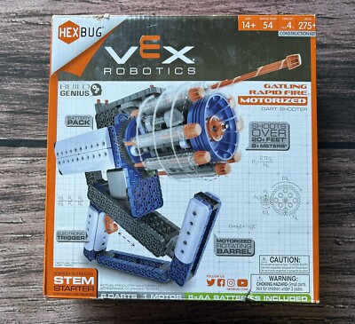 Hex Bug VEX Robotics Gatling Motorized STEM Toy Sealed Damaged Box