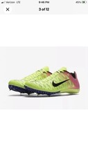 Nike Zoom Maxcat 4 Rio Track Spikes 549150-999 Volt Pink Mens Sz 8 Wmns 9.5 NNB