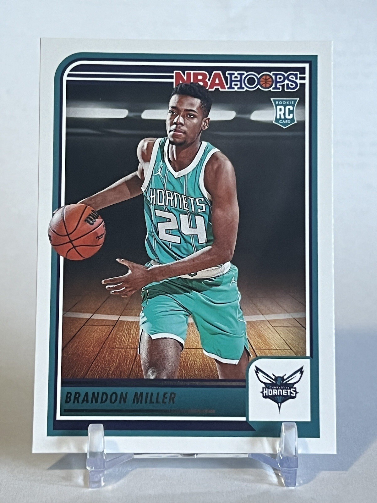 Brandon Miller 2023-24 Panini NBA Hoops Rookie #272 RC Charlotte Hornets