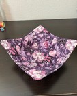Purple Butterfly Bowl Cozy 100% Cotton Microwaveable