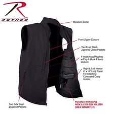 Rothco Men's Concealed Carry Soft Shell Vest  # 86500