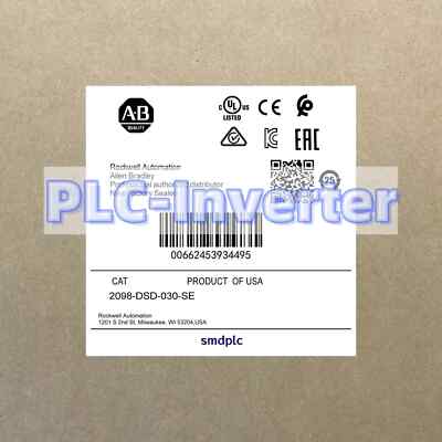 New with Unopened box Allen-Bradley 2098-DSD-030-SE AB servo motor Free Shipping