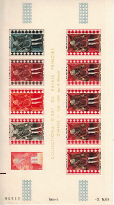 Timbre Monaco 1991 Prince Rainier III - Collection Complète Neuve Avec Gomme Originale - MNH - Cote 2019