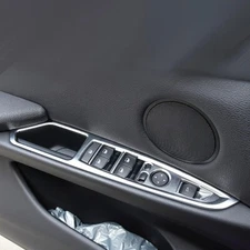Car Window Glass Lift Button Panel Frame Sticker For BMW X5 X6 F15 F16 2014-2018