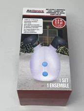 Christmas 3.5 FT Inflatable Light Up Snowman Legs Decoration Holiday Funny