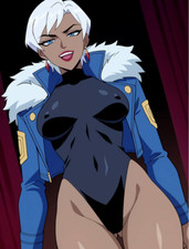Ice Justice League Waifu Weatherproof Anime Sticker 6" Car Decal