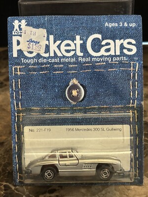 Tomy Tomica Pocket Cars F19 1956 Mercedes Benz 300SL Gullwing 1/63