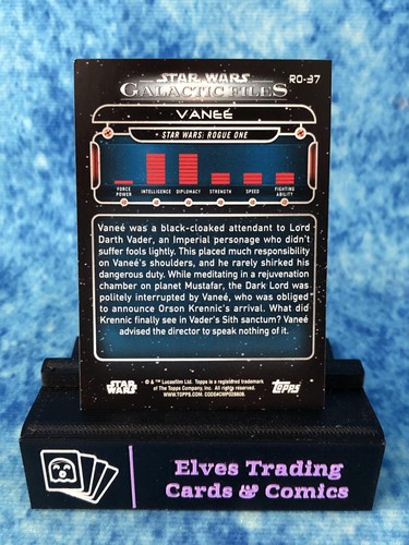 Star Wars: Galactic Files 2018 BLUE Parallel SINGLE Non-Sport Trading Card Topps - Picture 202 of 294