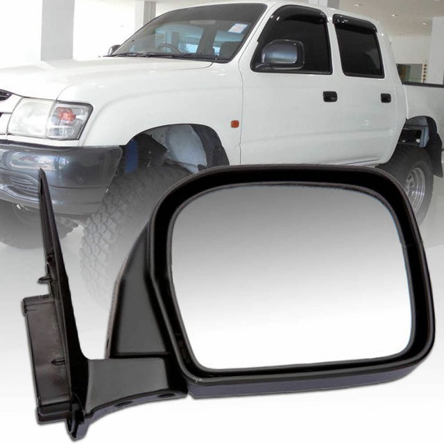 Side Mirror Manual Matte Black For Toyota Hilux Tiger 19982004 eBay