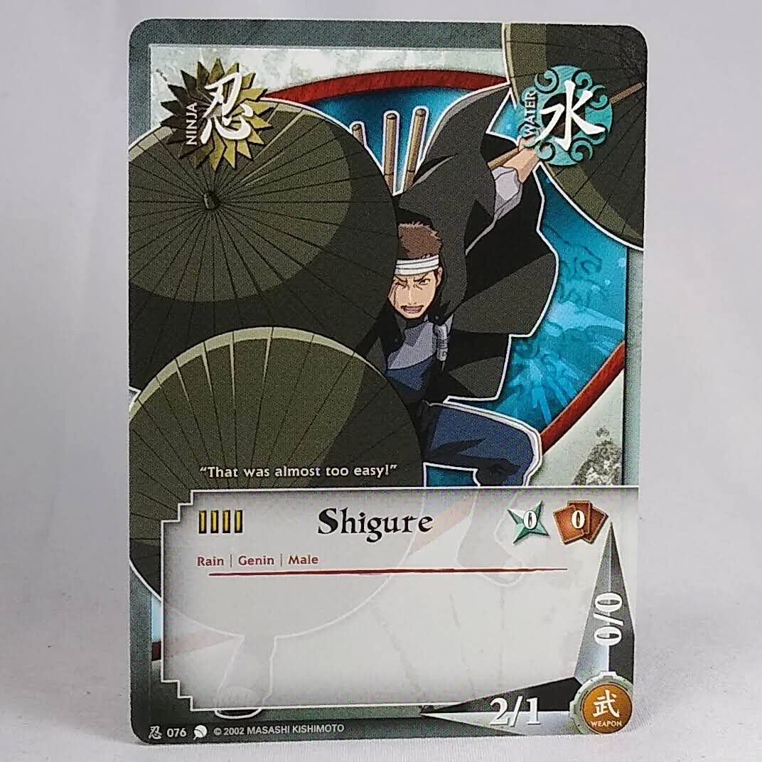 Shonen Jump Naruto CCG Coils of the Snake - Shigure 076 Card