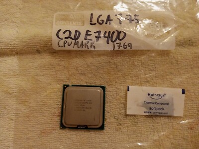 Intel Core 2 Duo E7400 2.8GHz Dual-Core (AT80571PH0723M) Processor SLB9Y