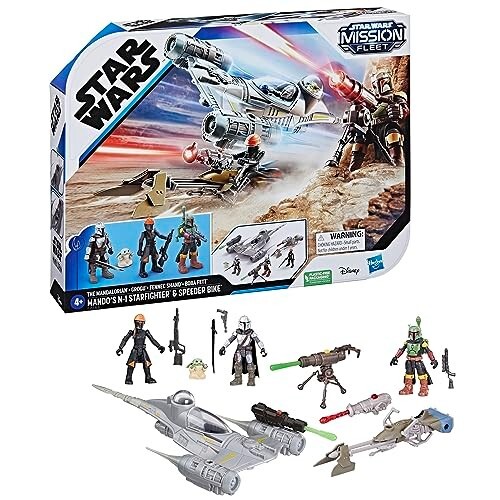 NEW Mando N-1 Starfighter Speeder Bike Cannon Set