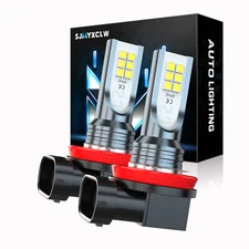 2x LED Fog Light H11 Super Bright White Upgrade Bulbs For 2004~2008 Mazda RX-8