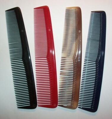 2 STÜCK -  HAARSCHNEIDEKAMM FRISEURKAMM Haarkamm Kamm Hair Comb Haircut Solida