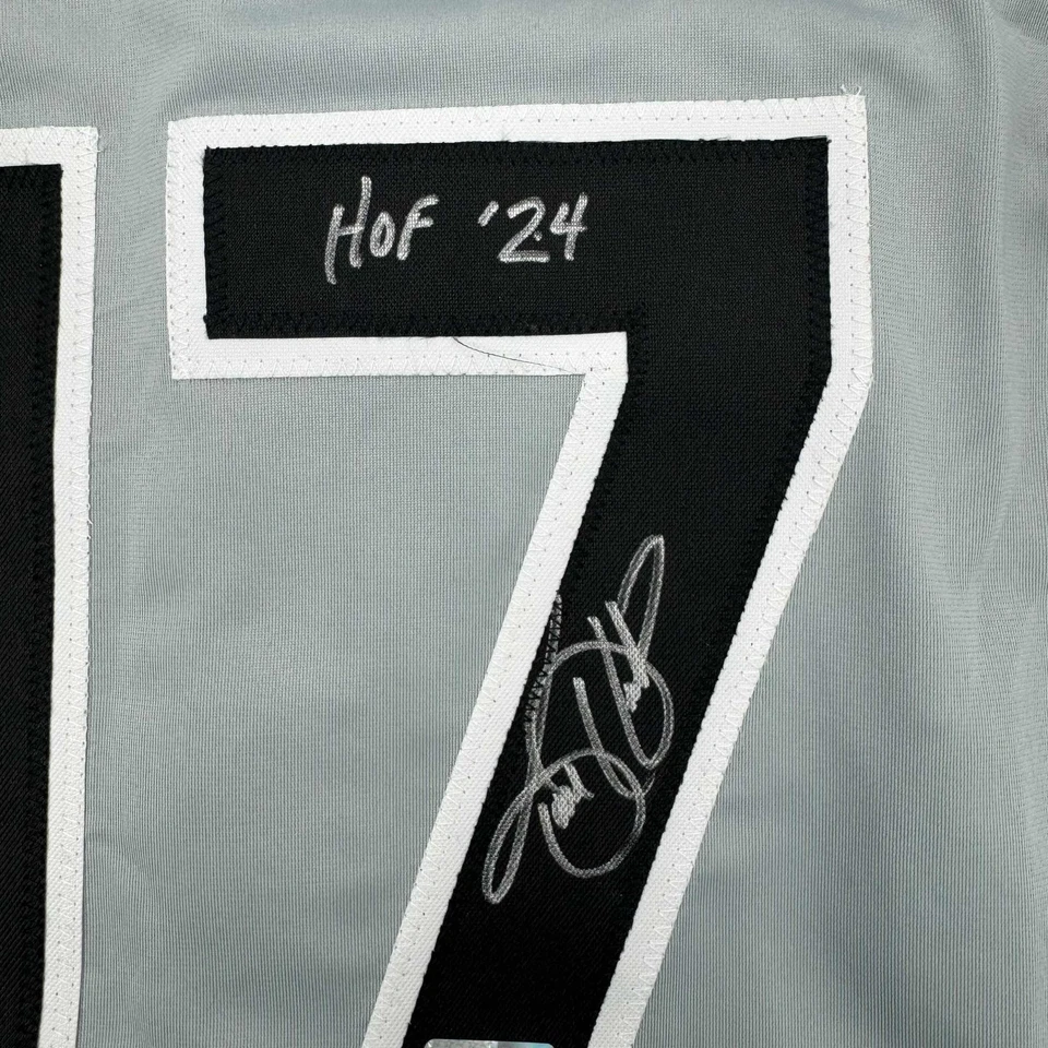 Jersey gris Colorado Tristar enmarcado autografiado/firmado Todd Helton HOF 35x39 certificado de autenticidad Foto 2 de 2