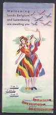 Ca 1948 BELGIUM & LUXEMBOURG TRAVEL BROCHURE