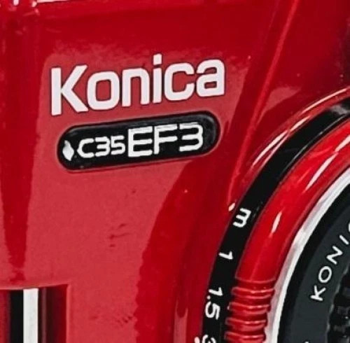 【美品】KONICA フィルムレンズ C35 EF3 レッド Konica C35 E＆L (Scarlet) ※整備品 – 東京CAMERA