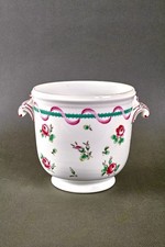 Antico Vaso Richard Ginori In Porcellana Firmato Dipinto a Mano